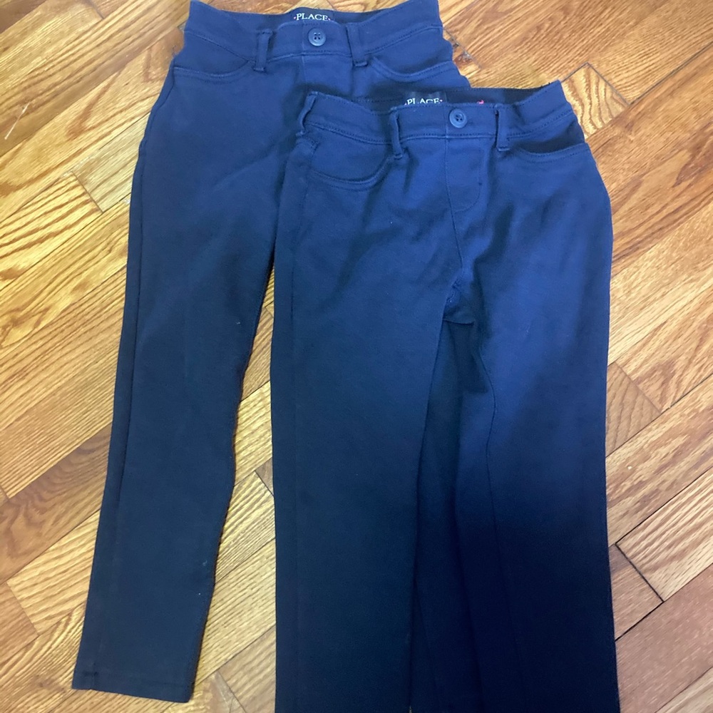 LOT of Children’s Place Size 6 Navy Cotton Stretch Comfortable Pants